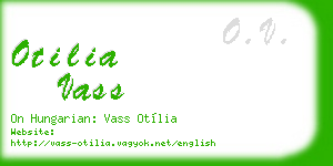 otilia vass business card